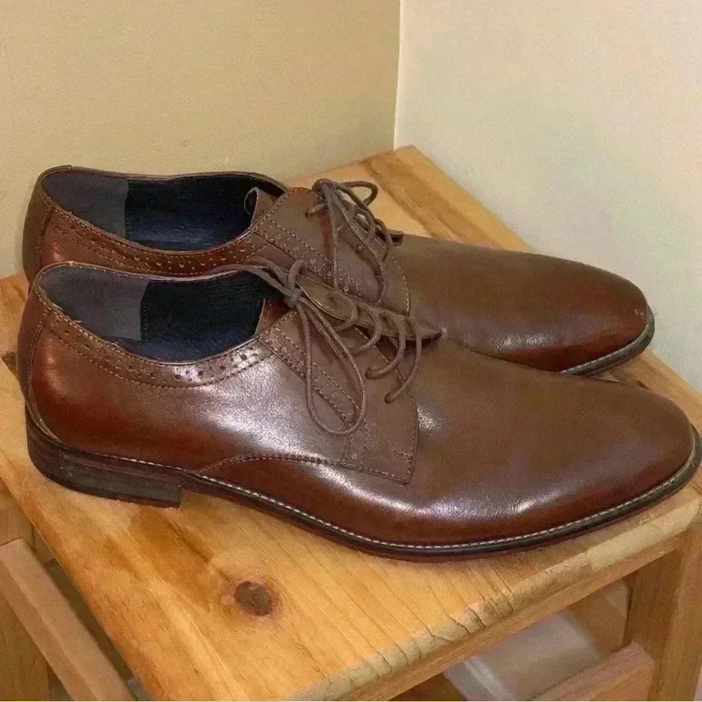 Marc Nolan “The Groomsman” Dress Shoe | Brown | Size 12 - Picture 3 of 5